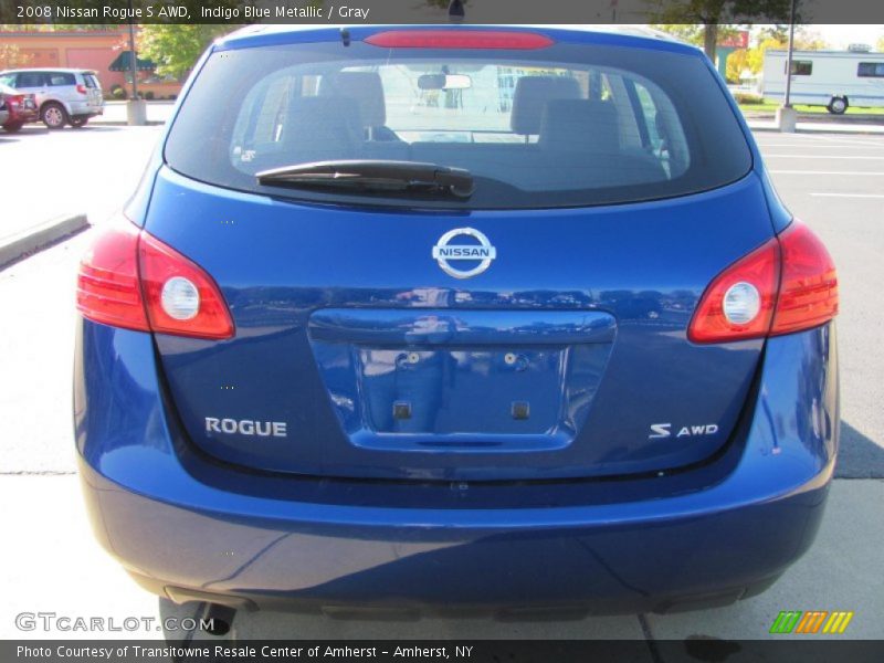 Indigo Blue Metallic / Gray 2008 Nissan Rogue S AWD