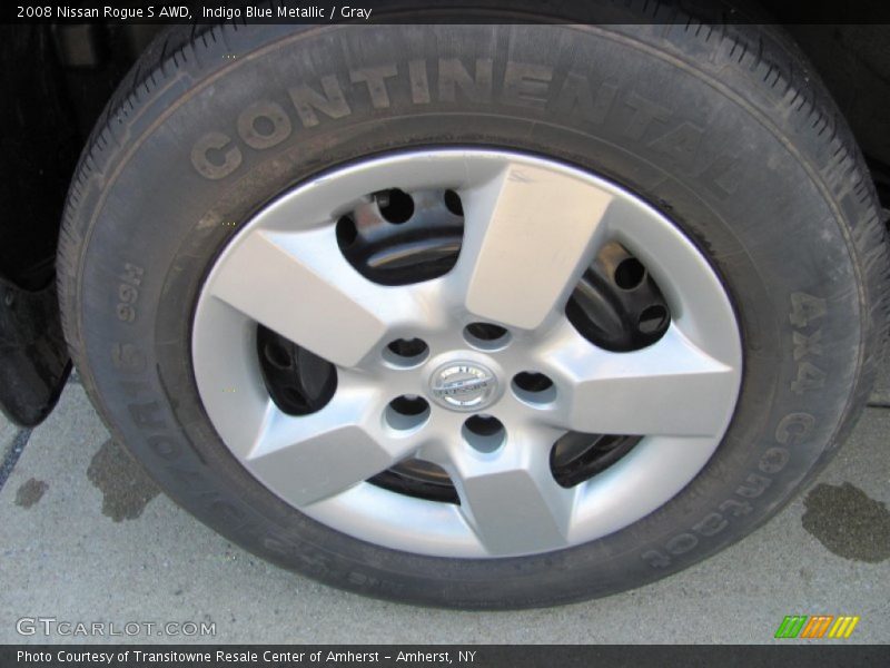 Indigo Blue Metallic / Gray 2008 Nissan Rogue S AWD