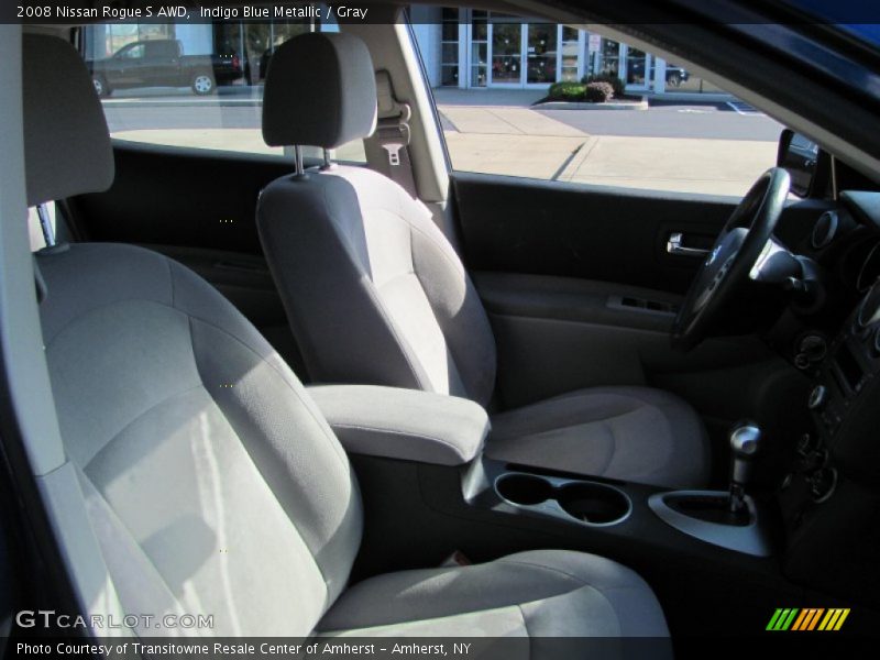 Indigo Blue Metallic / Gray 2008 Nissan Rogue S AWD