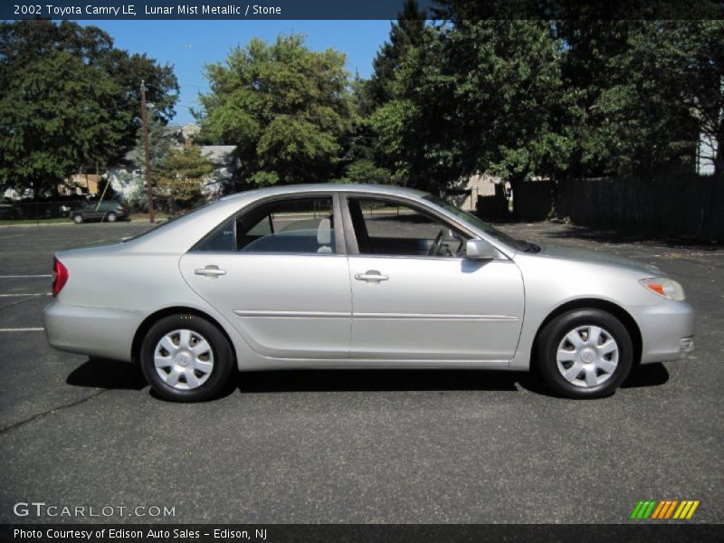 Lunar Mist Metallic / Stone 2002 Toyota Camry LE