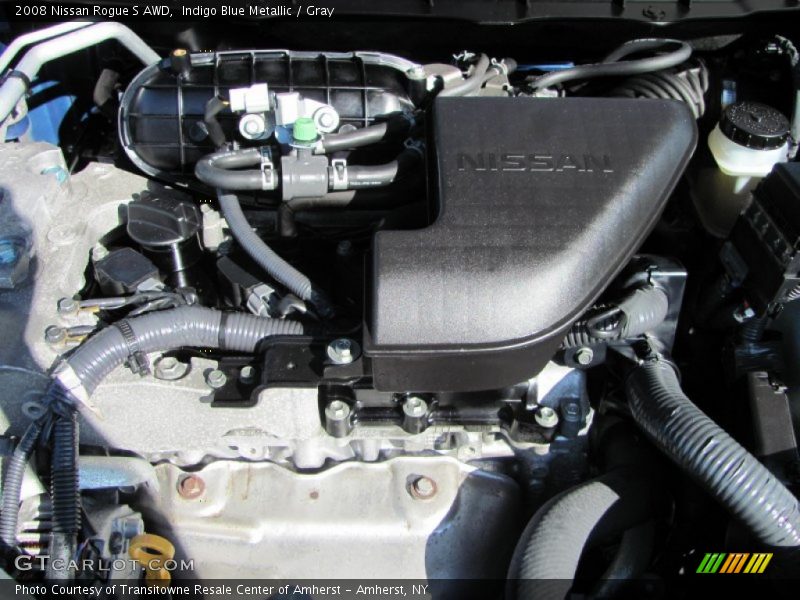 Indigo Blue Metallic / Gray 2008 Nissan Rogue S AWD