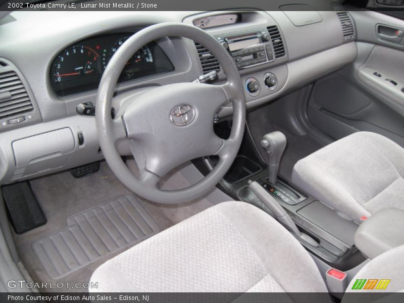 Lunar Mist Metallic / Stone 2002 Toyota Camry LE