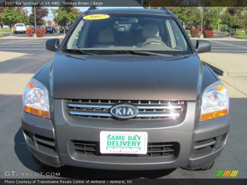 Smokey Brown / Beige 2007 Kia Sportage LX V6 4WD