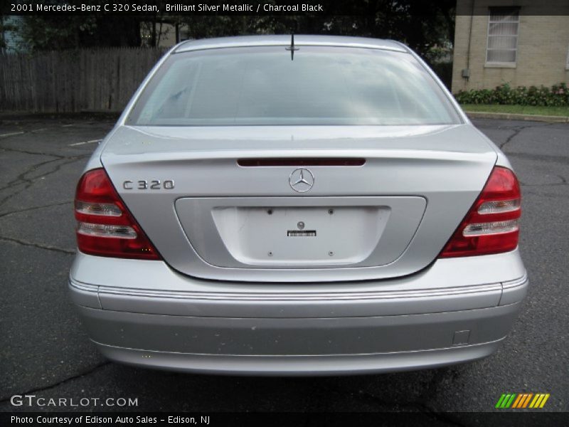 Brilliant Silver Metallic / Charcoal Black 2001 Mercedes-Benz C 320 Sedan