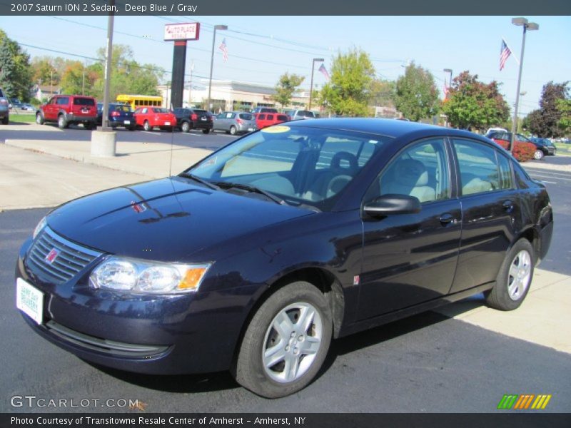 Deep Blue / Gray 2007 Saturn ION 2 Sedan