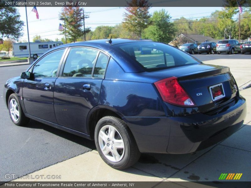 Deep Blue / Gray 2007 Saturn ION 2 Sedan
