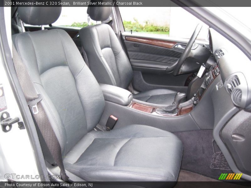 Brilliant Silver Metallic / Charcoal Black 2001 Mercedes-Benz C 320 Sedan