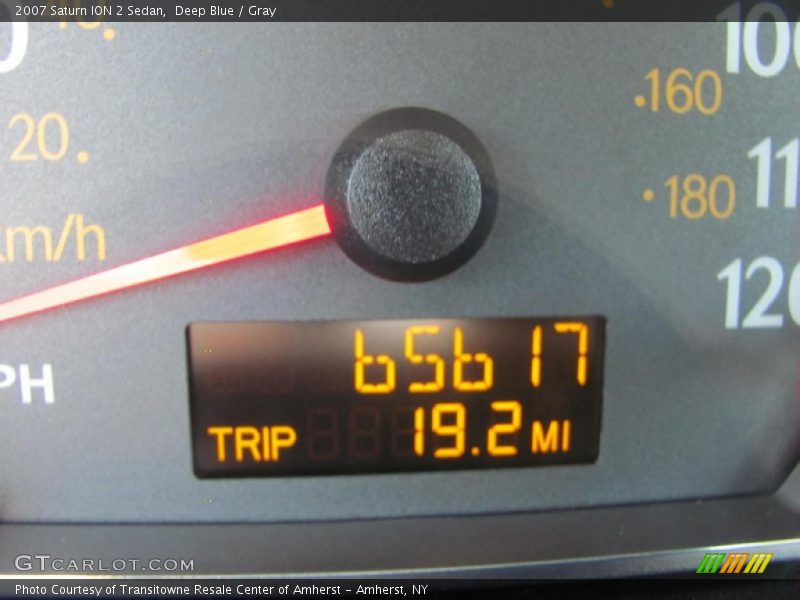 Deep Blue / Gray 2007 Saturn ION 2 Sedan
