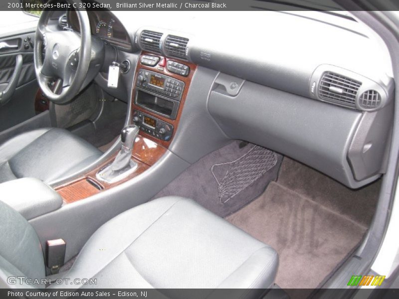 Brilliant Silver Metallic / Charcoal Black 2001 Mercedes-Benz C 320 Sedan