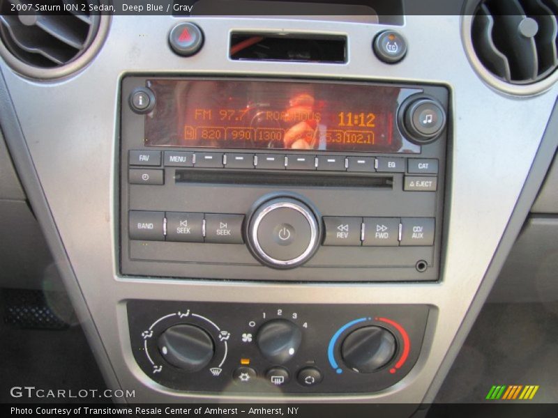 Deep Blue / Gray 2007 Saturn ION 2 Sedan