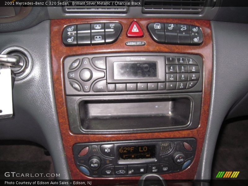 Brilliant Silver Metallic / Charcoal Black 2001 Mercedes-Benz C 320 Sedan