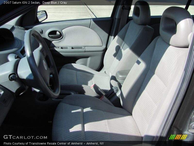Deep Blue / Gray 2007 Saturn ION 2 Sedan