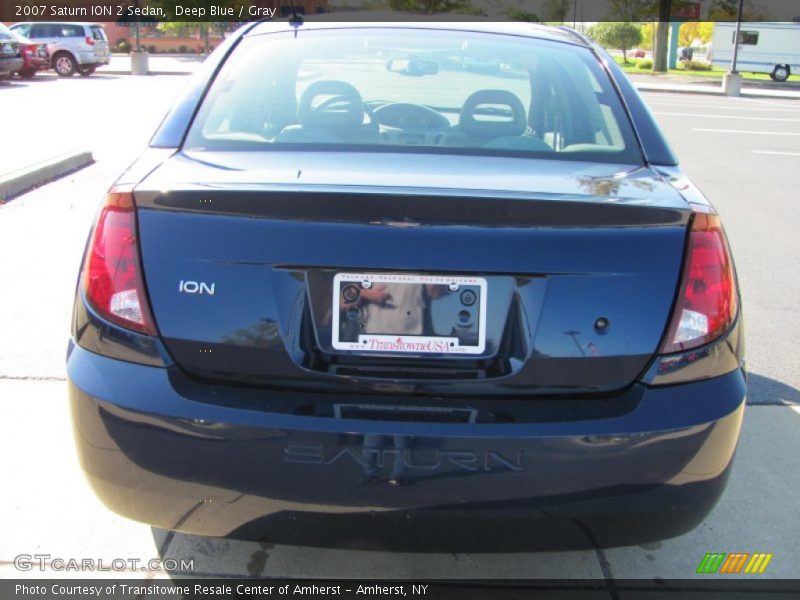 Deep Blue / Gray 2007 Saturn ION 2 Sedan