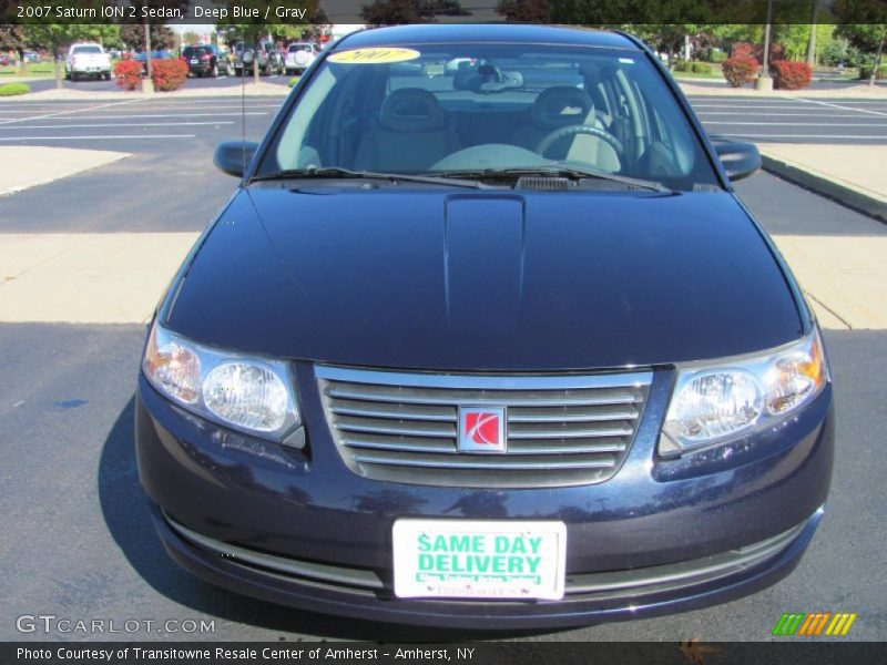 Deep Blue / Gray 2007 Saturn ION 2 Sedan
