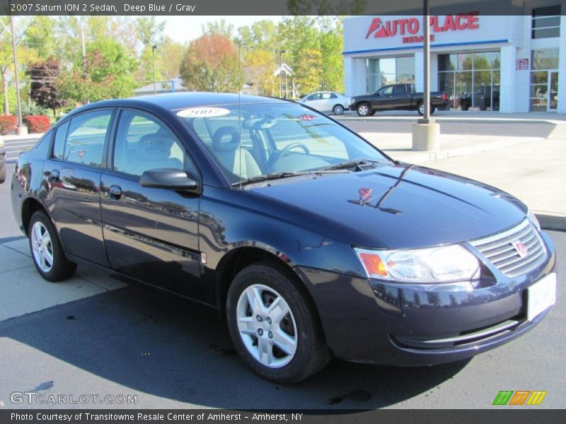 Deep Blue / Gray 2007 Saturn ION 2 Sedan