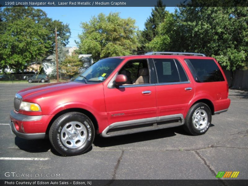 Laser Red Metallic / Medium Graphite 1998 Lincoln Navigator 4x4