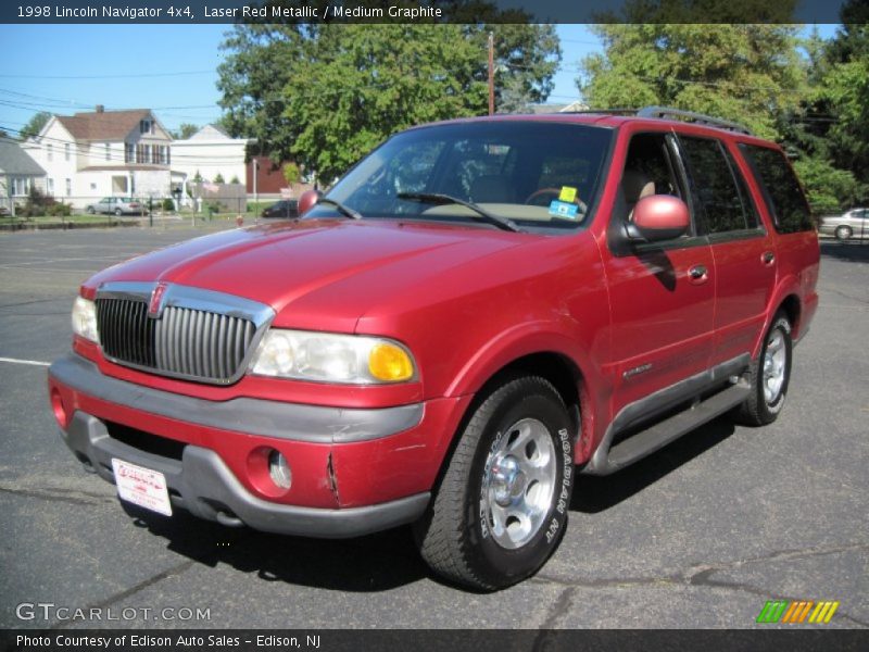 Laser Red Metallic / Medium Graphite 1998 Lincoln Navigator 4x4