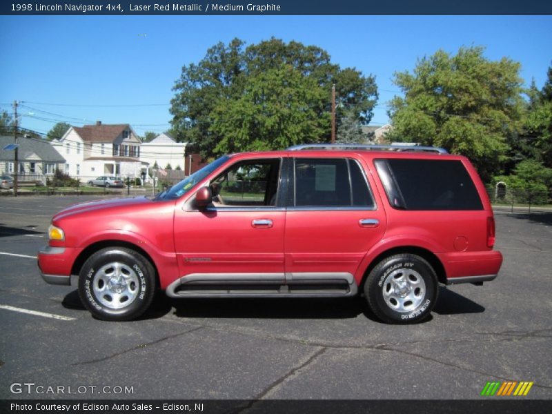 Laser Red Metallic / Medium Graphite 1998 Lincoln Navigator 4x4