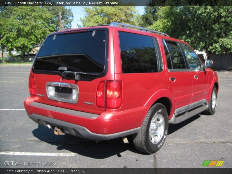 Laser Red Metallic / Medium Graphite 1998 Lincoln Navigator 4x4