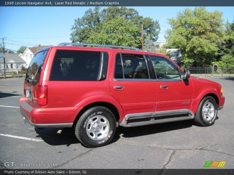 Laser Red Metallic / Medium Graphite 1998 Lincoln Navigator 4x4