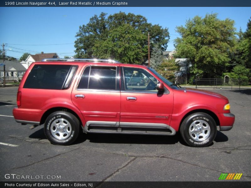 Laser Red Metallic / Medium Graphite 1998 Lincoln Navigator 4x4