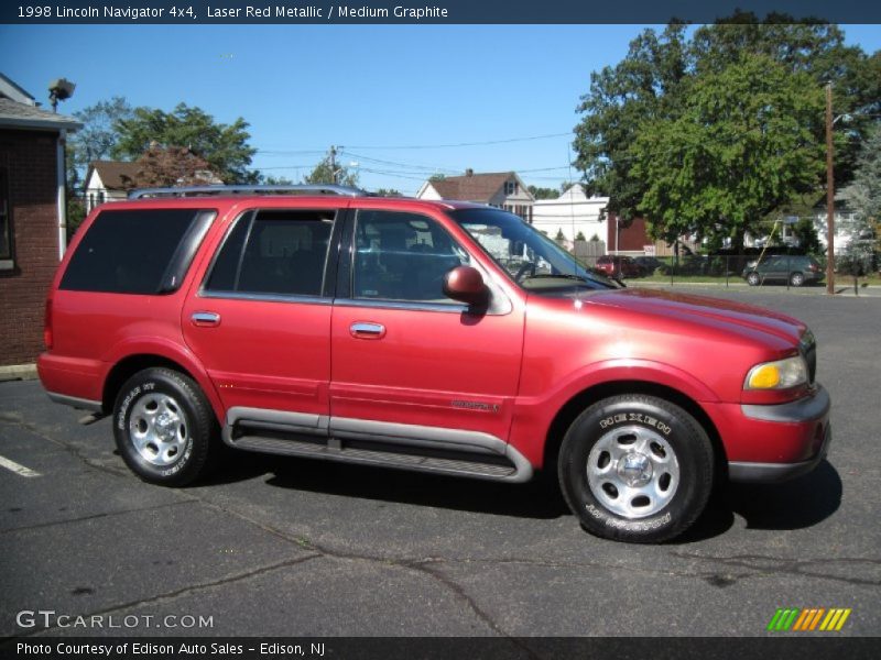 Laser Red Metallic / Medium Graphite 1998 Lincoln Navigator 4x4