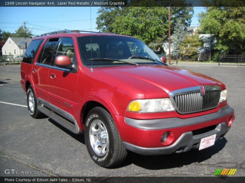 Laser Red Metallic / Medium Graphite 1998 Lincoln Navigator 4x4