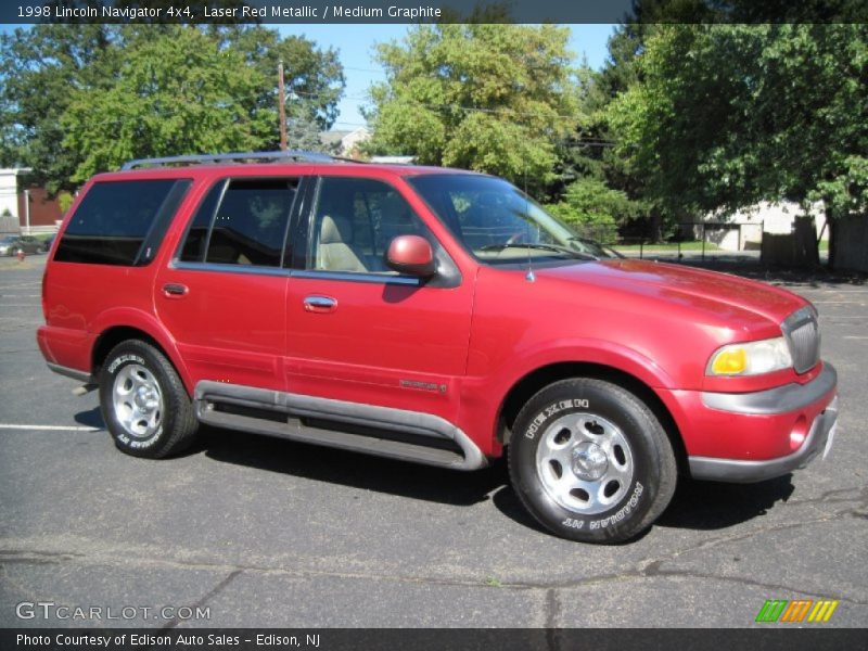 Laser Red Metallic / Medium Graphite 1998 Lincoln Navigator 4x4