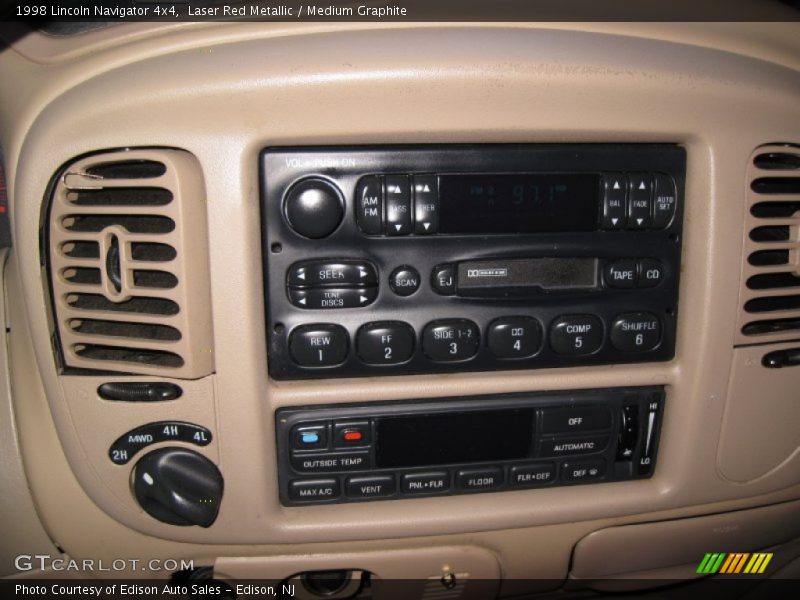 Laser Red Metallic / Medium Graphite 1998 Lincoln Navigator 4x4