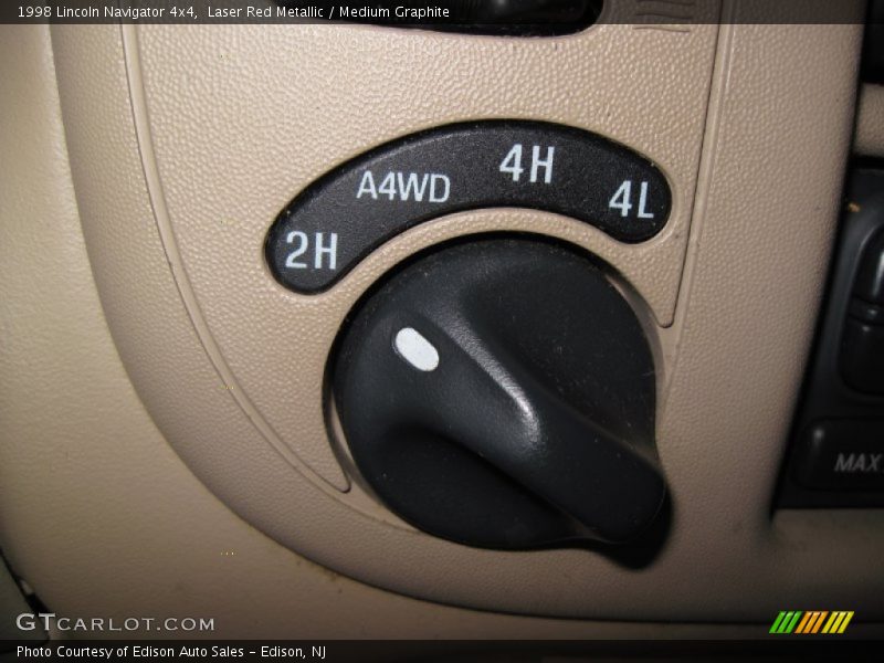 Laser Red Metallic / Medium Graphite 1998 Lincoln Navigator 4x4