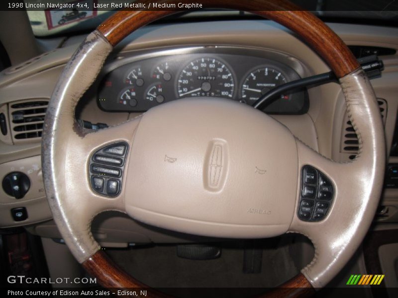 Laser Red Metallic / Medium Graphite 1998 Lincoln Navigator 4x4
