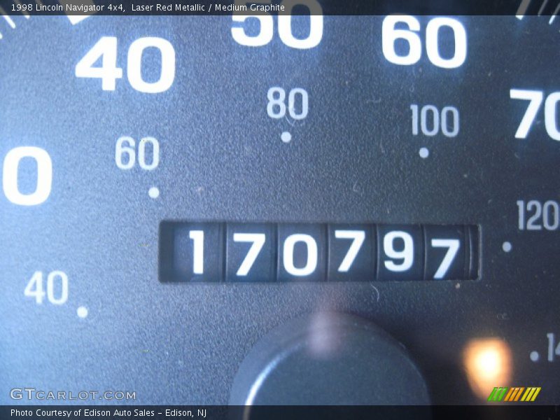 Laser Red Metallic / Medium Graphite 1998 Lincoln Navigator 4x4
