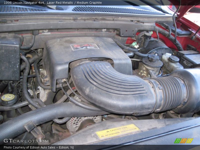 Laser Red Metallic / Medium Graphite 1998 Lincoln Navigator 4x4