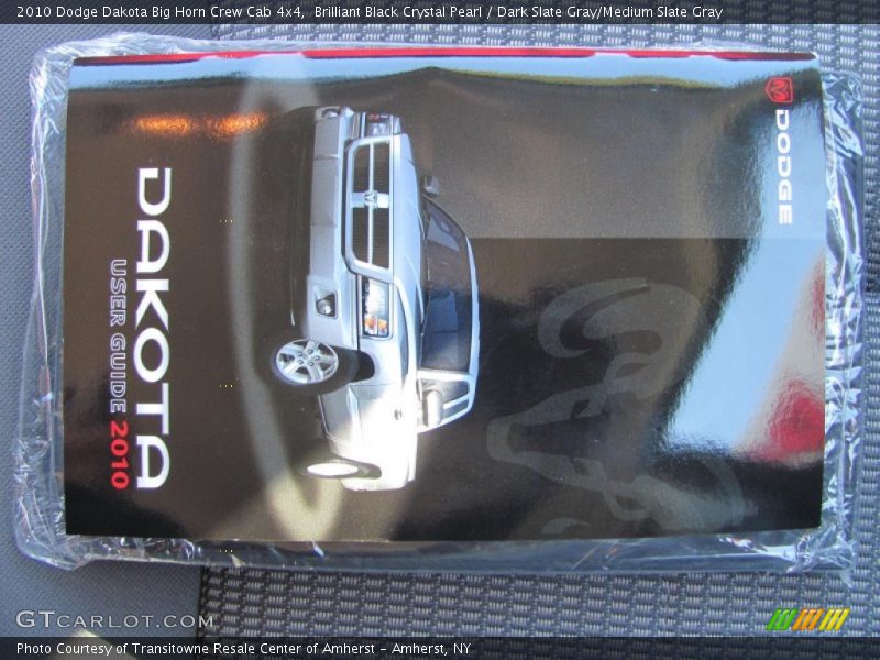 Brilliant Black Crystal Pearl / Dark Slate Gray/Medium Slate Gray 2010 Dodge Dakota Big Horn Crew Cab 4x4