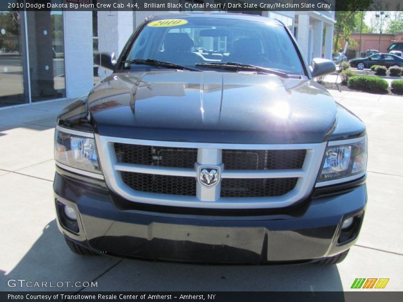 Brilliant Black Crystal Pearl / Dark Slate Gray/Medium Slate Gray 2010 Dodge Dakota Big Horn Crew Cab 4x4