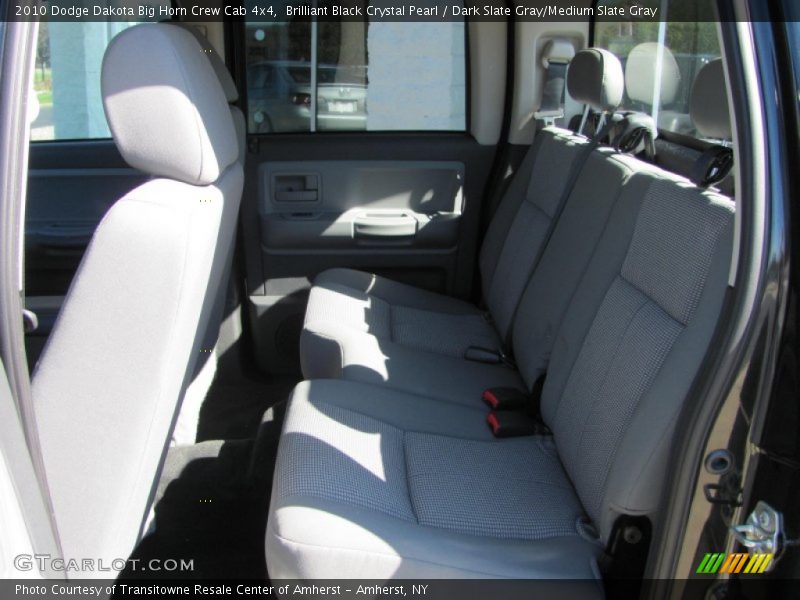 Brilliant Black Crystal Pearl / Dark Slate Gray/Medium Slate Gray 2010 Dodge Dakota Big Horn Crew Cab 4x4