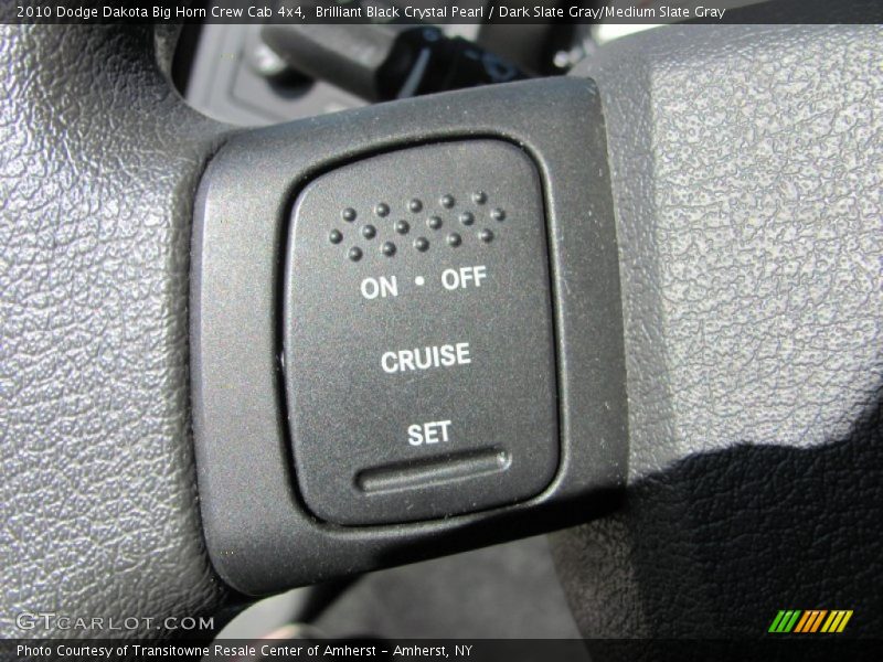 Brilliant Black Crystal Pearl / Dark Slate Gray/Medium Slate Gray 2010 Dodge Dakota Big Horn Crew Cab 4x4