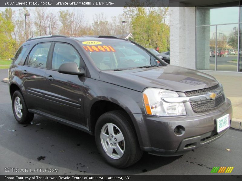 Granite Gray Metallic / Dark Gray 2007 Chevrolet Equinox LS