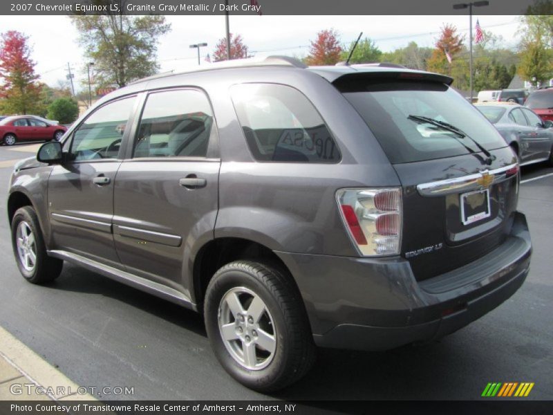 Granite Gray Metallic / Dark Gray 2007 Chevrolet Equinox LS