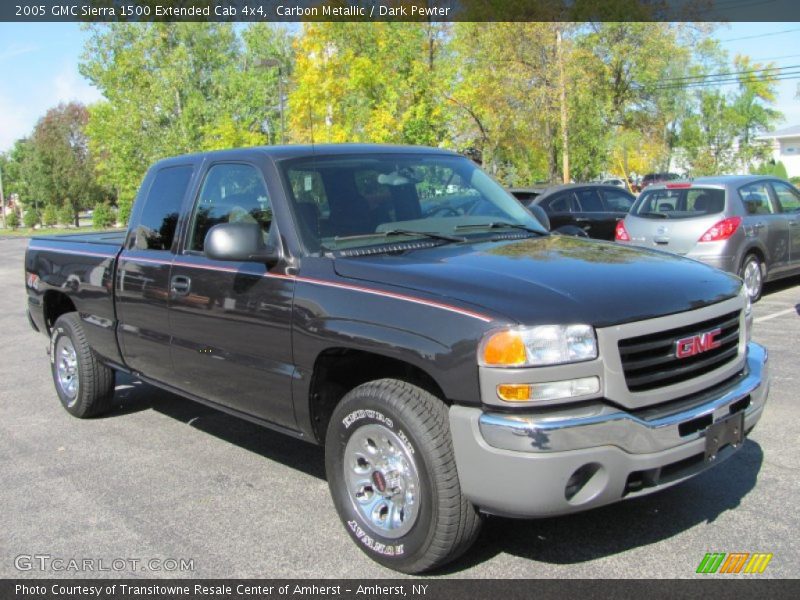 Carbon Metallic / Dark Pewter 2005 GMC Sierra 1500 Extended Cab 4x4