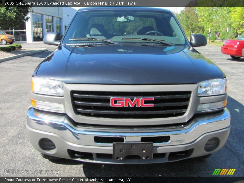 Carbon Metallic / Dark Pewter 2005 GMC Sierra 1500 Extended Cab 4x4