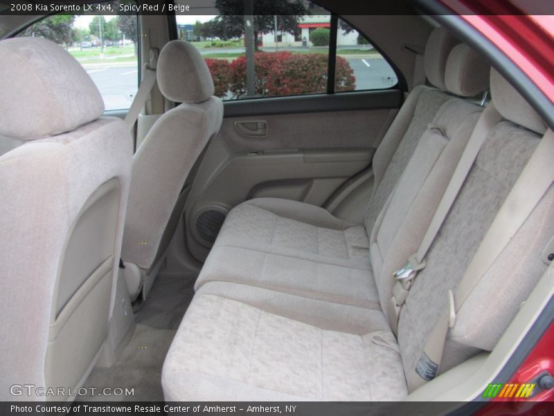 Spicy Red / Beige 2008 Kia Sorento LX 4x4