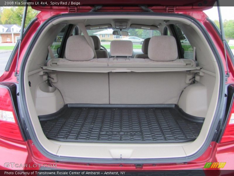 Spicy Red / Beige 2008 Kia Sorento LX 4x4