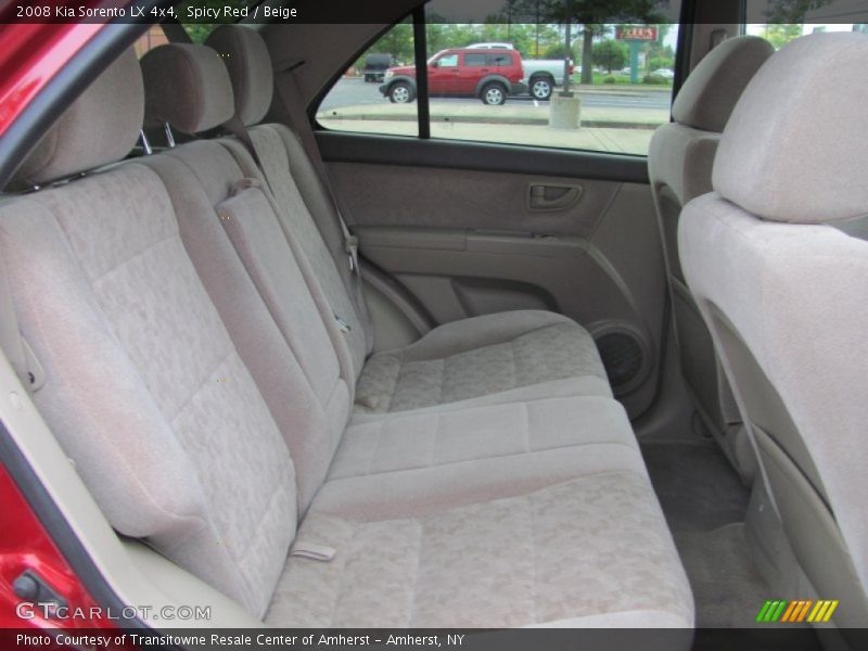 Spicy Red / Beige 2008 Kia Sorento LX 4x4