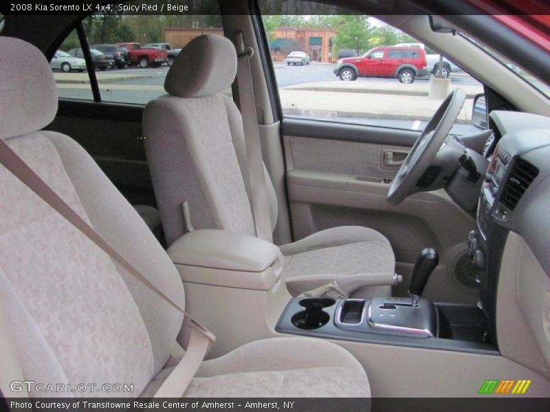 Spicy Red / Beige 2008 Kia Sorento LX 4x4