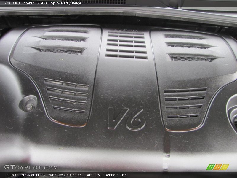 Spicy Red / Beige 2008 Kia Sorento LX 4x4