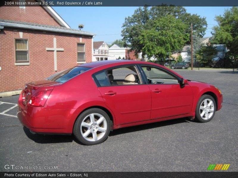 Red Opulence / Cafe Latte 2004 Nissan Maxima 3.5 SE