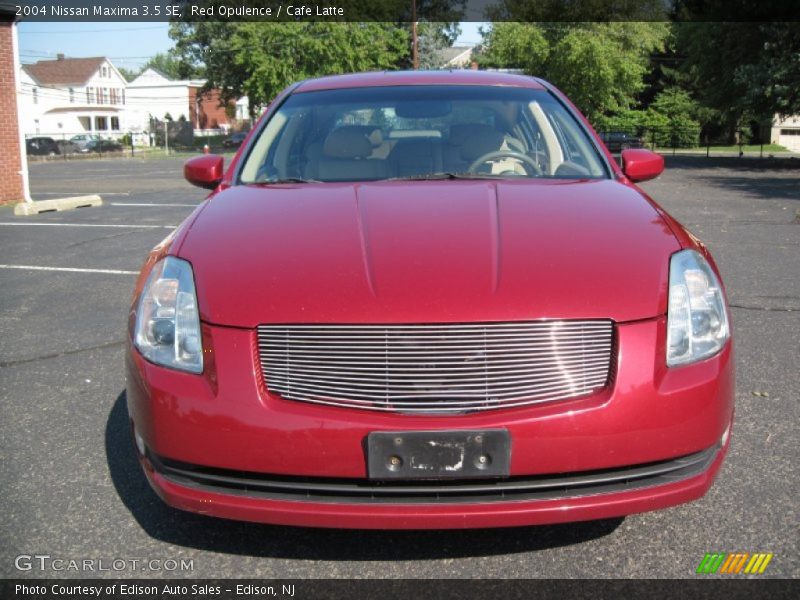 Red Opulence / Cafe Latte 2004 Nissan Maxima 3.5 SE