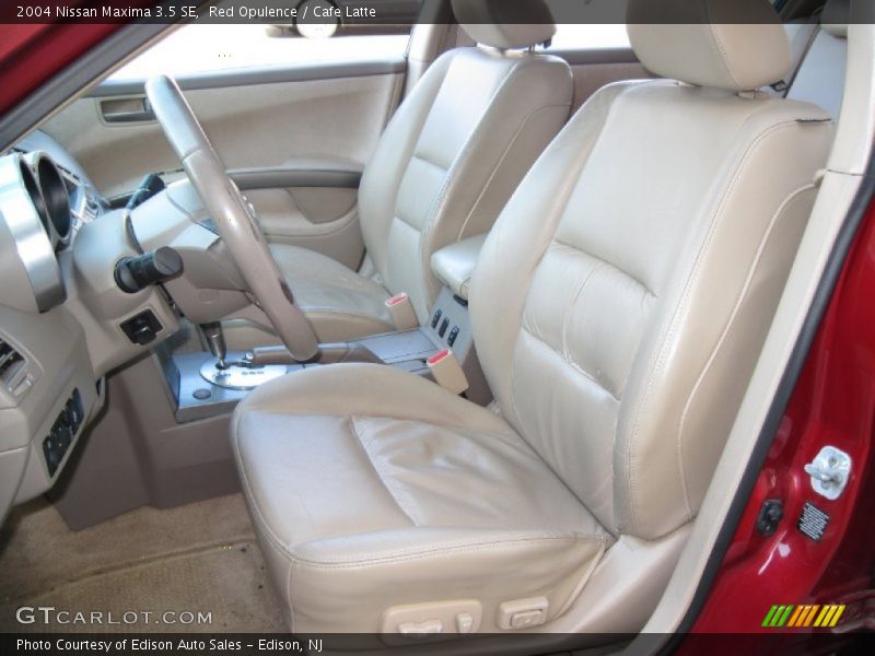 Red Opulence / Cafe Latte 2004 Nissan Maxima 3.5 SE