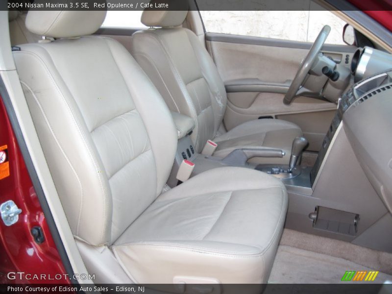Red Opulence / Cafe Latte 2004 Nissan Maxima 3.5 SE